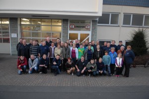 FF Leihgestern und die FF Rübenau vor dem Gerätehaus in Leihgestern.