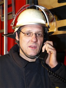 Wehrführer Sven Wirth ist gelernter Konditor und seit 1979 in der Feuerwehr.