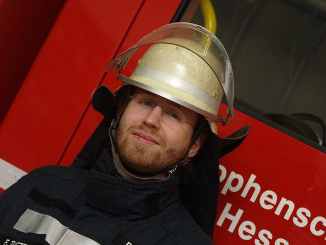 Frederik Tuczek ist seit 16 Jahren in der Freiwilligen Feuerwehr