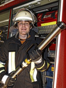 Dennis Lux ist seit 2006 in der Feuerwehr Leihgestern