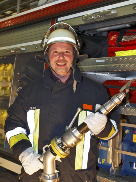 Jürgen Laux ist seit 40 Jahren in der Freiwilligen Feuerwehr Linden-Leihgestern