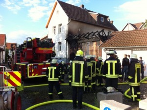 Ein Übergreifen auf das Wohnhaus konnte verhindert werden.