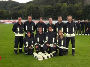 Die Wettkampfmannschaft aus Leihgestern.