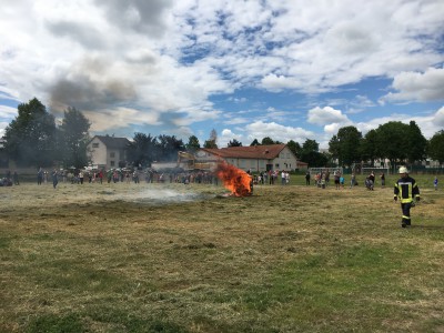 Das Feuer brennt