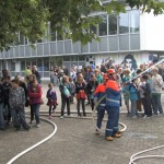 Zahlreiche Zuschauer sahen die JF-Übung der Jugendfeuerwehr beim "Fest der Kulturen"