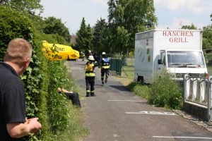 ... bevor sich dann beim Staffellauf die Anspannung explosionsartig löste.